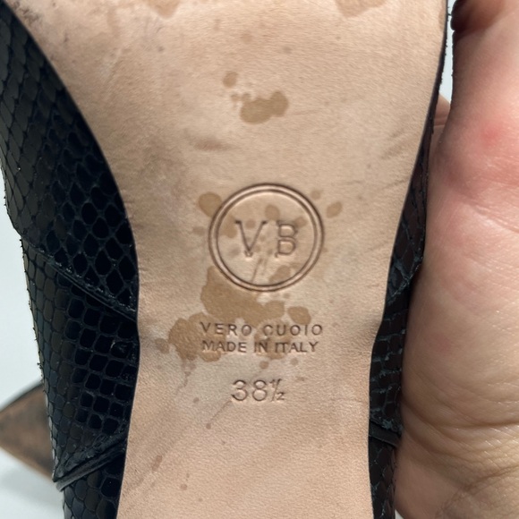 Veronica Beard Loretta Bootie in Black Size US 8 EU 38.5 Made in Italy - Picture 9 of 9